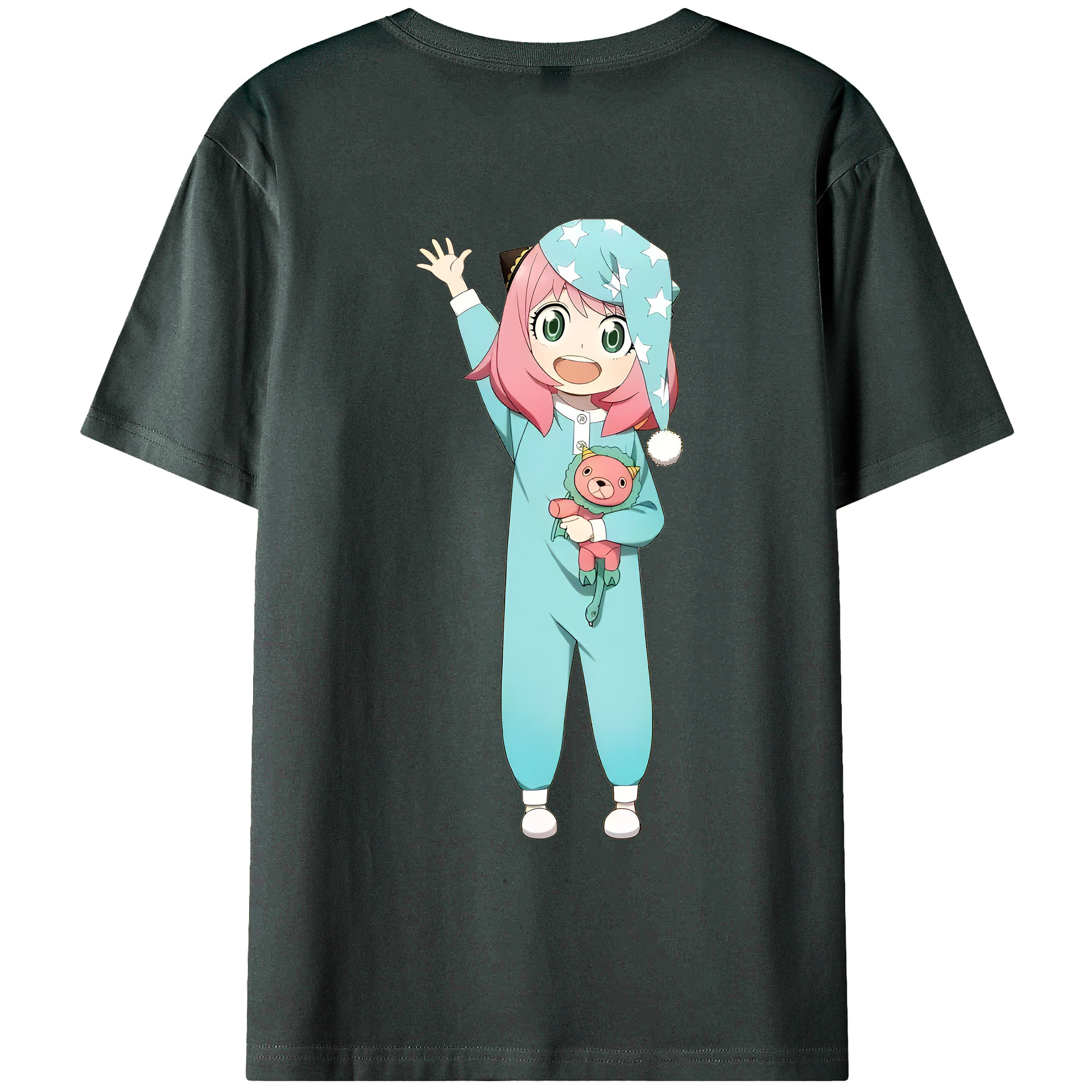 （画像用） SPY×FAMILY间谍家家酒 綿100％ メンズ半袖Tシャツ（バックプリント） 通気性